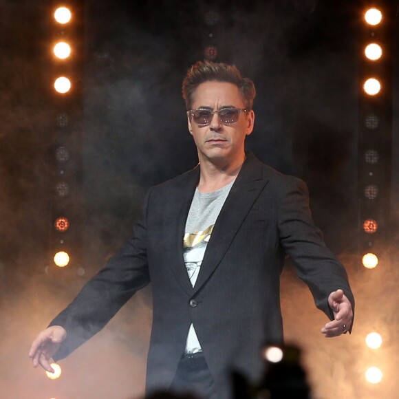 Robert Downey Jr. - Avant-première du film "The Avengers: Age of Ultron" à Londres, le 21 avril 2015.