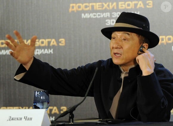 Jackie Chan à Moscou le 6 décembre 2012.