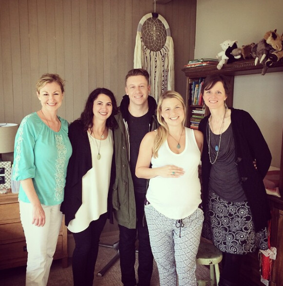Macklemore, sa fiancée Tricia et des amies - 2015