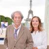 Exclusif - Jean Rochefort et sa femme Françoise Vidal - Photocall lors de la soirée du Grand Prix Longines Global Champions Tour lors du Longines Paris Eiffel Jumping au Champ-de-Mars à Paris, le 4 juillet 2015. 