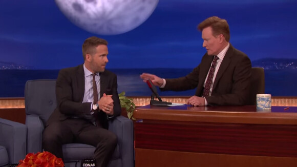 Ryan Reynolds invité de Conan O'Brien.