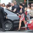 Kris Jenner quitte la boutique DASH à l'issue de la séance de dédicaces de Kim Kardashian. Beverly Hills, le 6 août 2015.