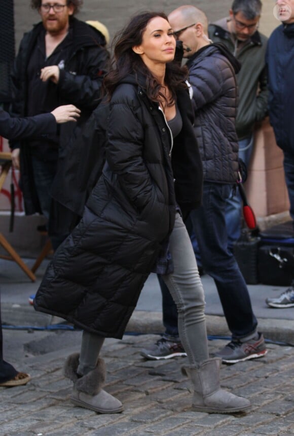 Megan Fox sur le tournage de "Teenage Mutant Ninja Turtles 2" à New York, le 13 mai 2015