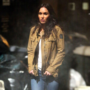 Megan Fox sur le tournage de "Teenage Mutant Ninja Turtles 2" à New York, le 30 avril 2015 