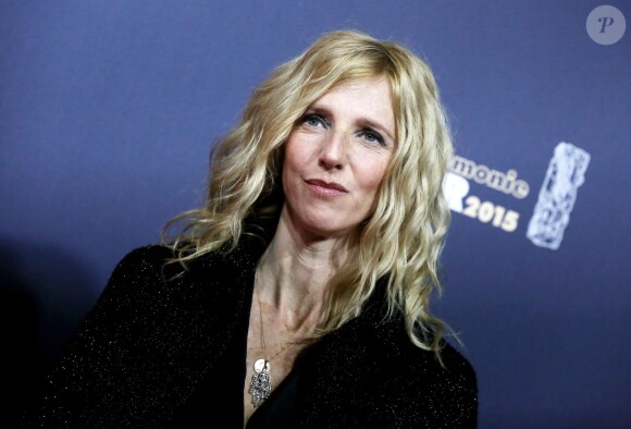 Sandrine Kiberlain - Photocall de la 40e cérémonie des César au théâtre du Châtelet à Paris le 20 février 2015
