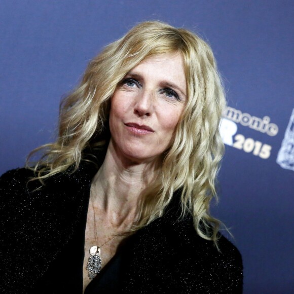Sandrine Kiberlain - Photocall de la 40e cérémonie des César au théâtre du Châtelet à Paris le 20 février 2015