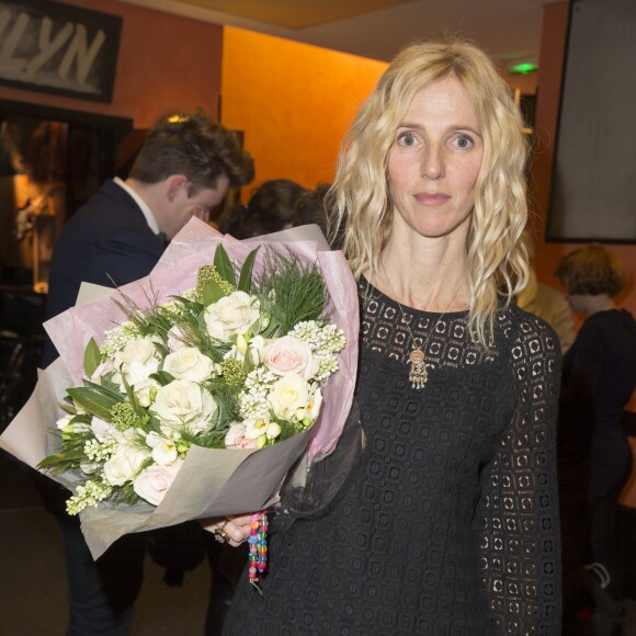 Sandrine Kiberlain à Paris le 19 janvier 2015. 