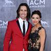 Jake Owen et Lacey Buchanan aux 49e Academy of Country Music Awards à Las Vegas le 6 avril 2014