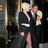 Lady Gaga et son compagnon Taylor Kinney quittent leur appartement à New York le 5 septembre 2014.  
