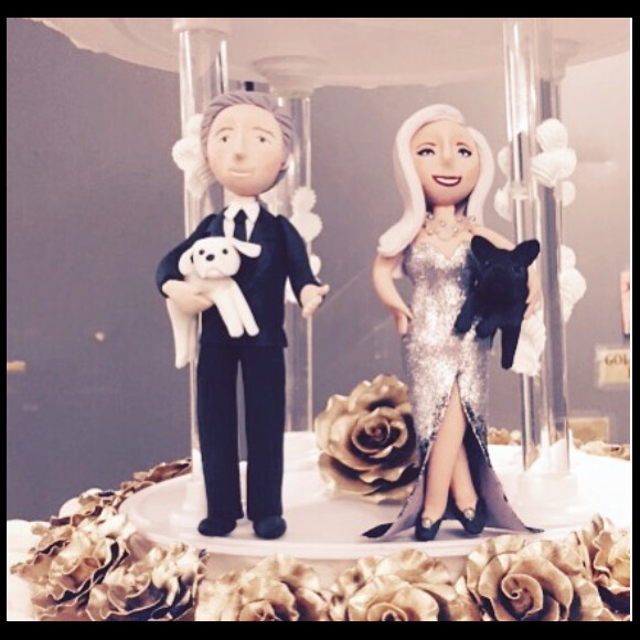 Lady Gaga et Tony Bennett en miniatures pour le gateau d'anniversaire pour du célèbre crooner de jazz / aout 2015