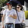 L'actrice Jennifer Carpenter se promène avec son fiancé Seth Avett dans les rues de West Hollywood, le samedi 8 août 2015.