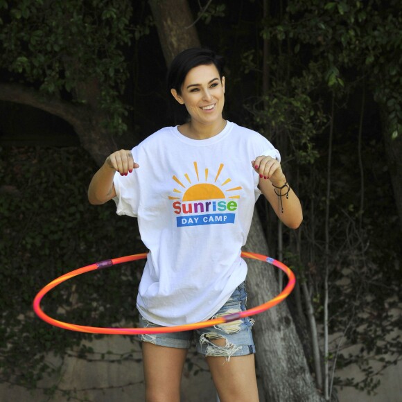 Rumer Willis soutient l'association Sunrise Day Camp à Los Angeles, le 13 juillet 2015