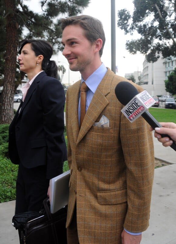 Daniel Giersch se rend au tribunal de Los Angeles, le 22 janvier 2009