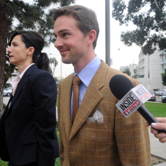 Daniel Giersch se rend au tribunal de Los Angeles, le 22 janvier 2009