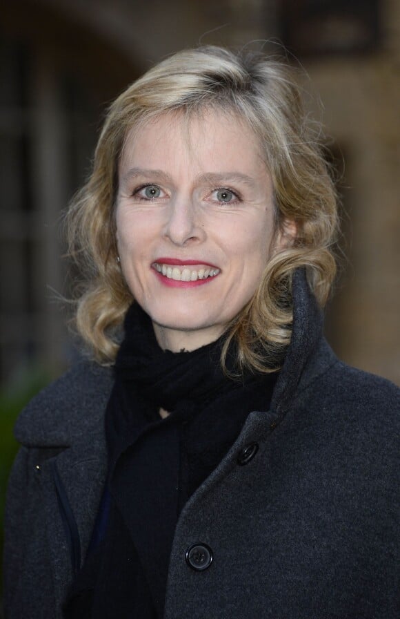 Karin Viard lors du photocall du film "Lulu, femme nue" - 22e Festival du Film de Sarlat, le 14 novembre 2013.