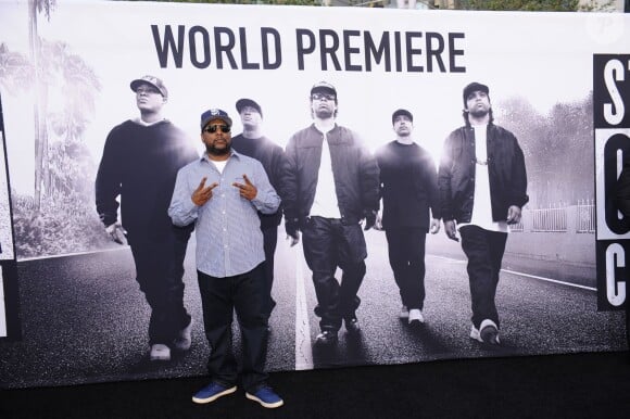 MC Ren assiste à l'avant-première du film "Straight Outta Compton" au Microsoft Theater. Los Angeles, le 10 août 2015.