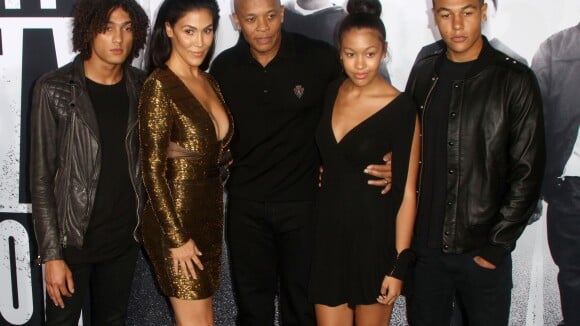 Dr. Dre : En famille pour présenter le film de ses débuts