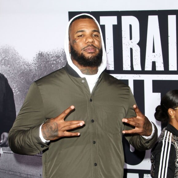 Jayceon Terrell Taylor (The Game) - Avant-première du film "N.W.A - Straight Outta Compton" à Los Angeles, le 10 août 2015.  Straight Outta Compton Premiere held at Ther Microsoft Theatre in Los Angeles, California on 8/10/15.10/08/2015 - Los Angeles
