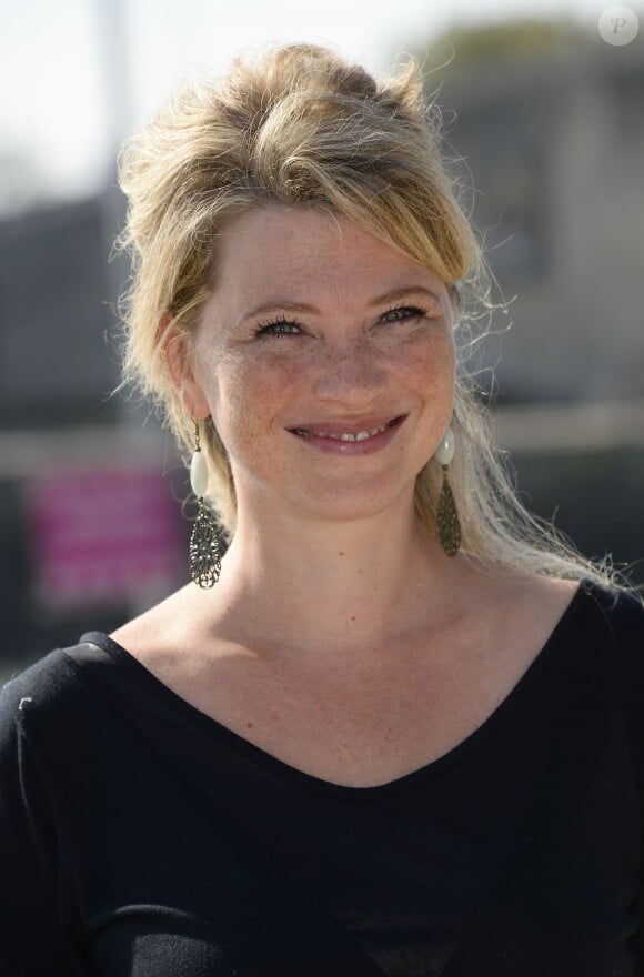 Cécile Bois au 16e Festival de la Fiction, à La Rochelle le 11 septembre 2014.