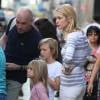 Kelly Rutherford et ses enfants dans les rues de New York, le 13 juillet 2015
