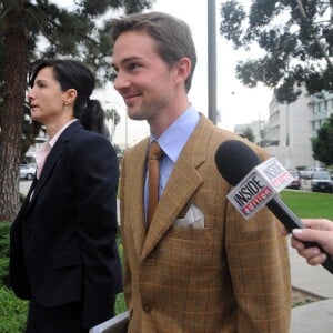 Daniel Giersch se rend au tribunal de Los Angeles, le 22 janvier 2009