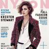 Kristen Stewart en couverture du numéro de septembre 2015 du magazine Nylon.