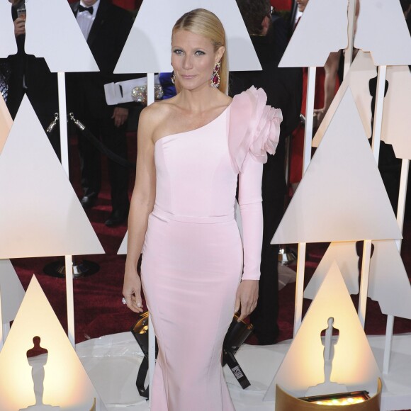 Gwyneth Paltrow - People à la 87ème cérémonie des Oscars à Hollywood, le 22 février 2015. 