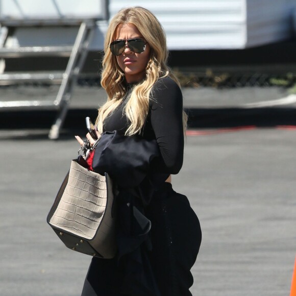 Khloe Kardashian - Les soeurs Kardashian se rendent dans un studio à Los Angeles, le 11 août 2015 