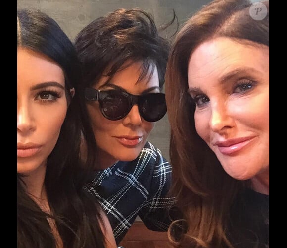 Caitlyn et Kris Jenner réunies avec Kim Kardashian