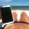Jessica Alba profite de la plage au Mexique