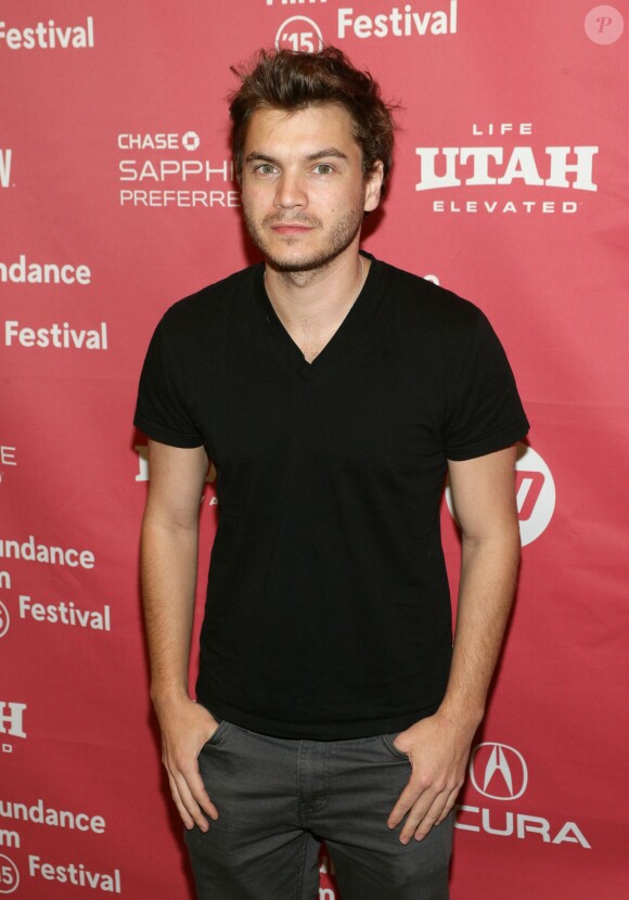 Emile Hirsch au Sundance Film Festival pour Ten Thousand Saints, Park City, le 23 janvier 2015.
