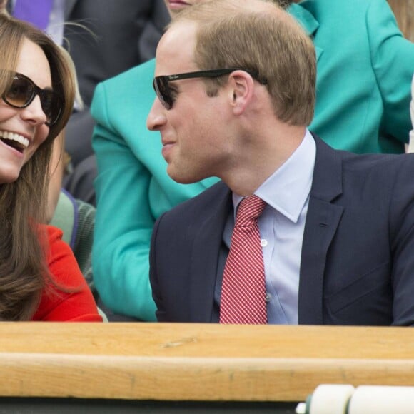 Kate Middleton et le prince William à Wimbledon le 8 juillet 2015.