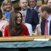 Kate Middleton et le prince William à Wimbledon le 8 juillet 2015.