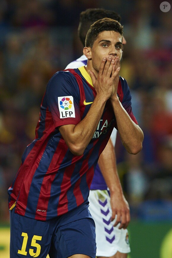 Marc Bartra à Barcelone, le 5 octobre 2013. 