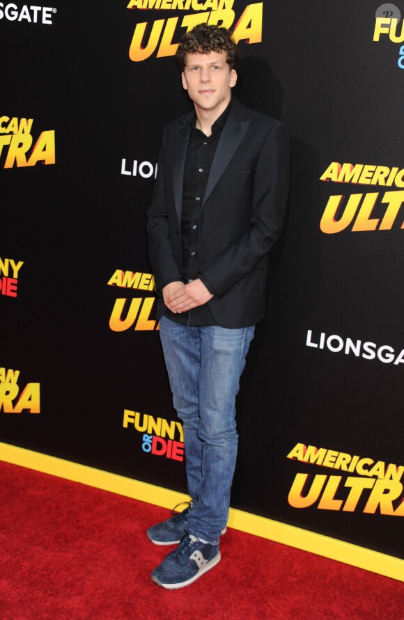 Jesse Eisenberg à la première d'American Ultra à Los Angeles, le 18 août 2015.