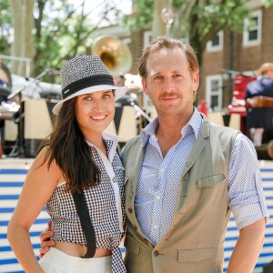 Josh Lucas et son ex-femme Jessica lors du 10e Jazz Age Lawn Party à Governor's Island, New York, le 13 juin 2015