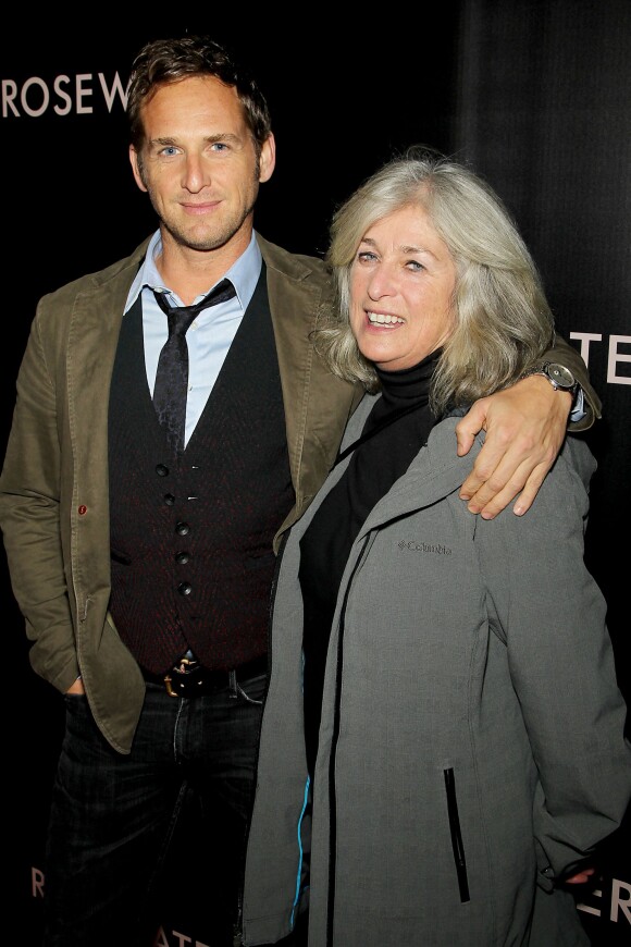 Josh Lucas et sa mère à la première de Rosewater à New York le 12 novembre 2014