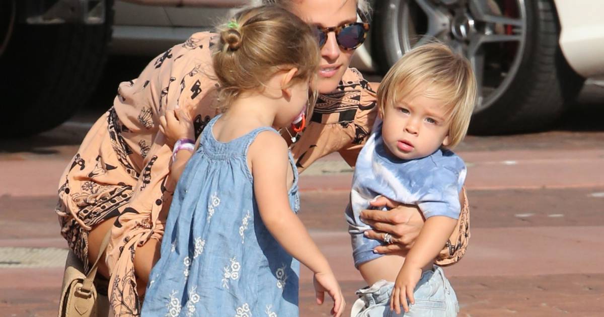 Elsa Pataky avec ses enfants Tristan, Sasha et India à ...