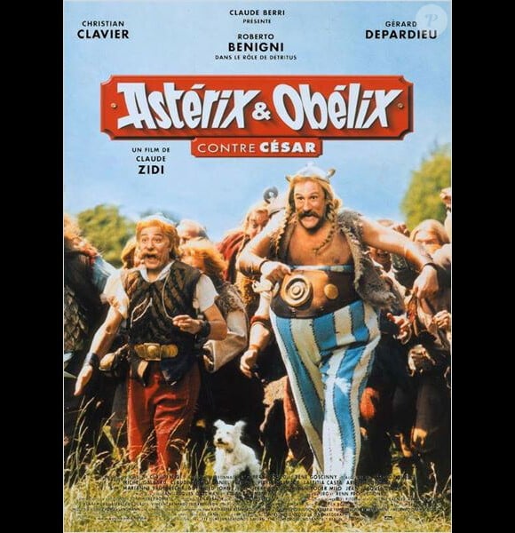 Affiche du film Astérix et Obélix contre César.