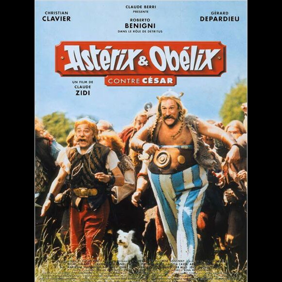 Affiche du film Astérix et Obélix contre César.