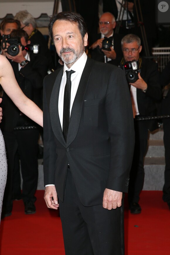 Jean-Hugues Anglade - Montée des marches du film "Shan He Gu Ren" (Mountains May Depart) lors du 68 ème Festival International du Film de Cannes, à Cannes le 20 mai 2015.