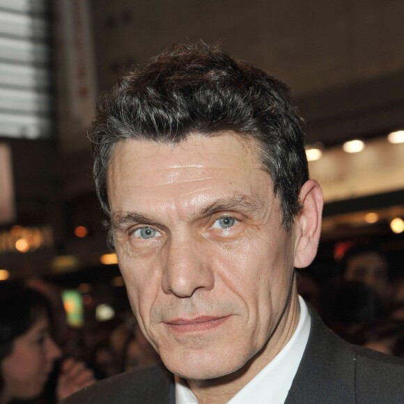 Marc Lavoine au 35e Salon du Livre à la Porte de Versailles à Paris, le 21 mars 2015.