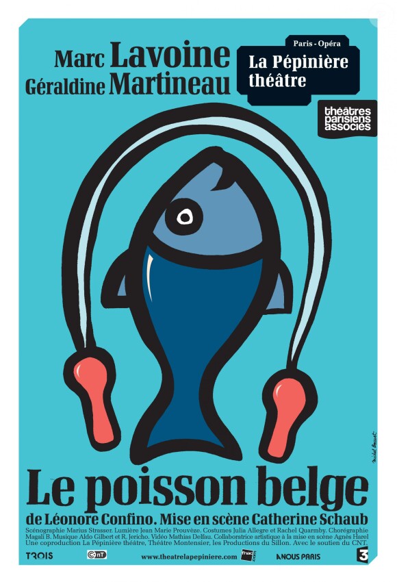 Le Poisson belge, avec Marc Lavoine. A la Pépinière-Opéra à Paris, dès le 25 septembre 2015.