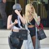 Kylie Jenner et Pia Mia quittent le centre commercial Barneys New York à Beverly Hills, le 23 août 2015.