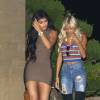 Kylie Jenner et son amie Pia Mia quittent le restaurant Nobu à Malibu, Los Angeles, le 24 août 2015.