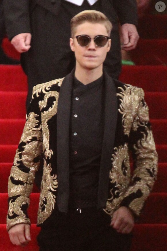 Justin Bieber au Met Gala à New York, le 4 mai 2015.