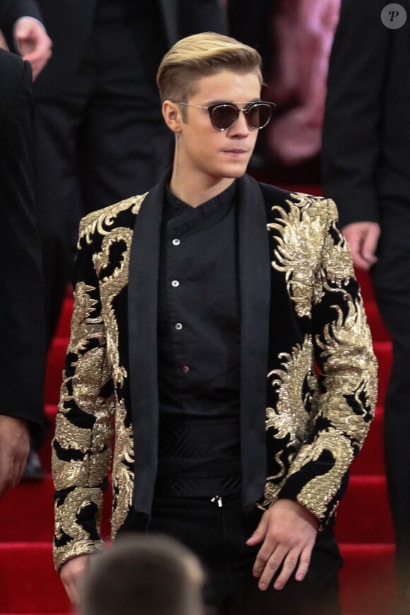 Justin Bieber au Met Gala à New York, le 4 mai 2015.