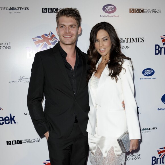 Clark Mallon et sa petite-fille Terri Seymour lors de la 8ème soirée annuelle Brit Week à Los Angeles, le 22 avril 2014.