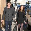 Terri Seymour et son petit-ami Clark Mallon font du shopping a West Hollywood, le 11 decembre 2013. 