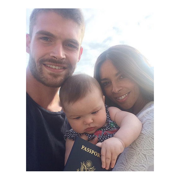 Terri Seymour a ajouté une photo avec son amoureux Clark Mallon et leur fille Coco sur sa page Instagram.